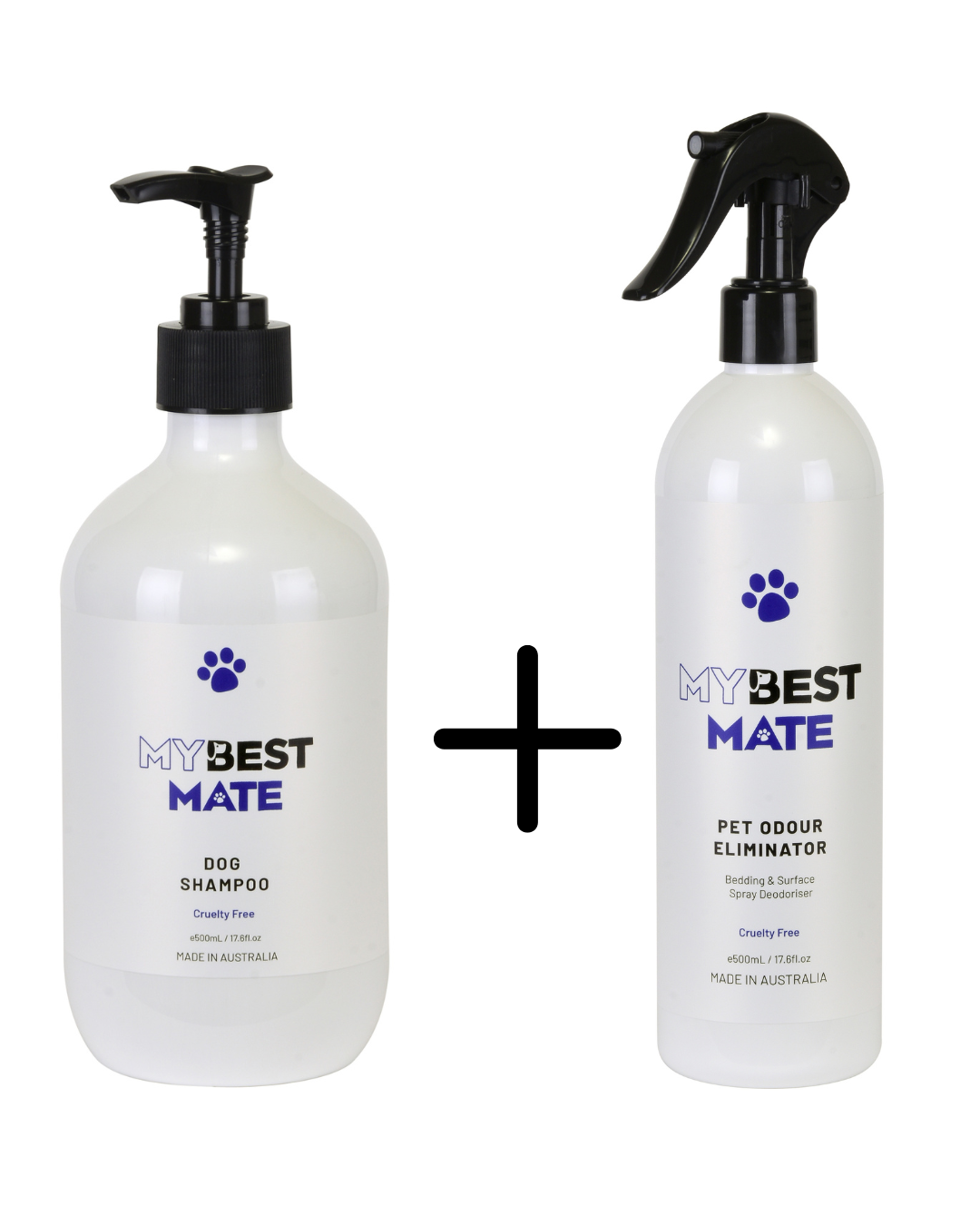 MyBestMate Dog Shampoo and Odour Eliminator bundle – Australian-made pet care, now $17.50, expired 30/9/2025.